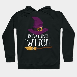 Bowling Witch Bowlers Halloween Costume Hoodie